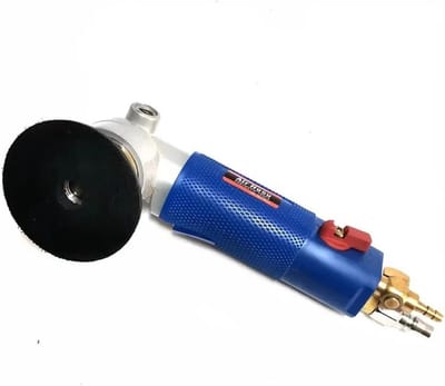 Pneumatische Polijstmachine - Schuurmachine Nat - Stenen Polijsten - Water Toevoer - 3 Inch - Grijs