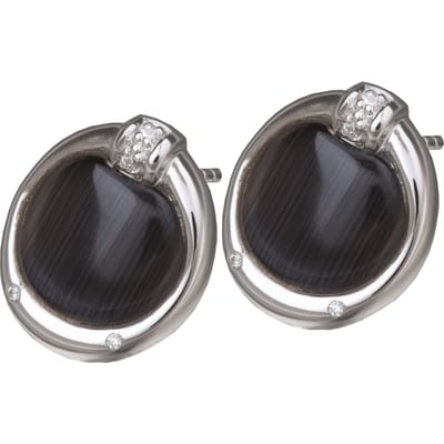 Orphelia Dames 925 Sterling Zilveren Stud Oorbellen - Zilver ZO-5900