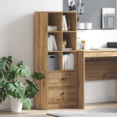 vidaXL - Highboard - Artisan - Eiken - 45,5 - x - 34 - x - 127 - cm
