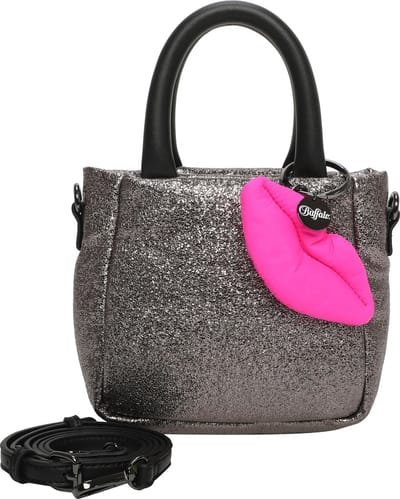 BUFFALO Avondtas Handtas Glitter Boxy24 Crossbody Bag Dark Grey Grijs