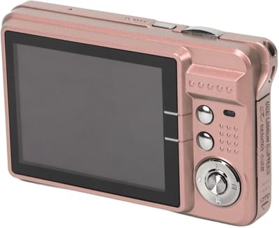 Allecto - Vlogcamera - Digitale camera voor kids - Oplaadbare mini-camera met invullicht - Roze - 48MP 4K fotografie - Geschikt voor kinderen - Com...
