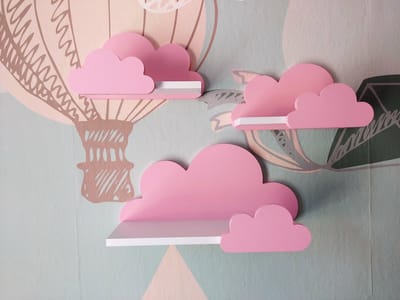 Moliland Moli Galaxy - Wandrek - Roze - Kinderkamer - Veilig en Decoratief