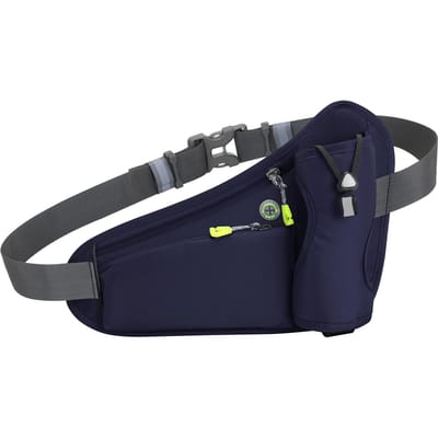 Sport Hydratatie Heuptas Hardloopriem Heuptas Heuptas met Waterfleshouder voor Heren Dames donkerblauwe kleur