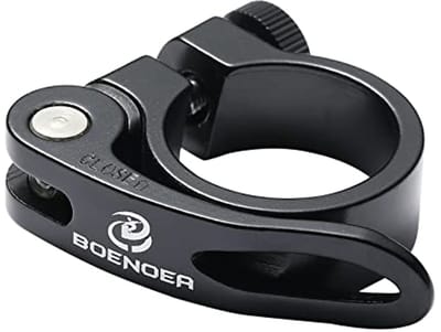 Aluminium Fietszadelklem met Snelspanner - 31,8 mm & 34,9 mm