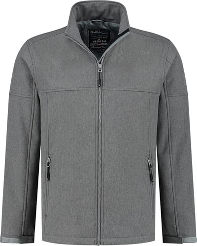 Kjelvik Softshell jas Odense Grijs
