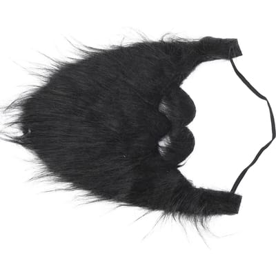 Gestimuleerde Nepbaard Grappige Vals Snorhaar Snorharen Gezichtshaar voor Halloween Cosplay Zwart