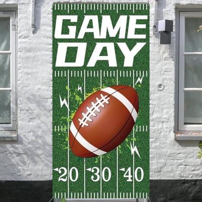 Allecto - Voetbaldeur Cover - Rugby Banner - Ideaal voor Game Day
