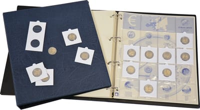 Hartberger 2 Euro muntalbum Herdenkingsmunten deel 3 2021-2025 - Het muntenalbum voor de 2 Euro verzamelaar wereld coins munten 2 euro herdenkingsmunten