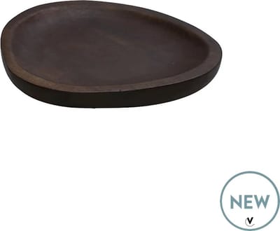 Schaal Foster | Small | Walnoot hout - walnut wood | Ø16 x H13 cm