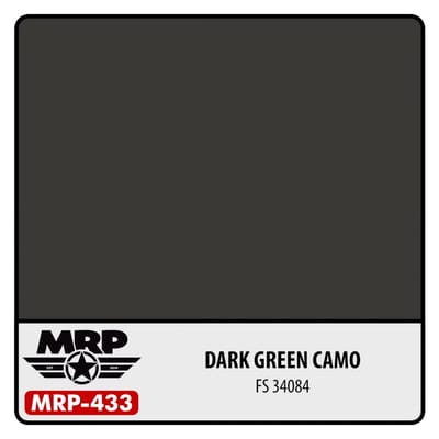 Mr. Paint MRP- 433 - Dark Green Camo FS34084 – 30 ml verf voor Airbrush & Detailwerk