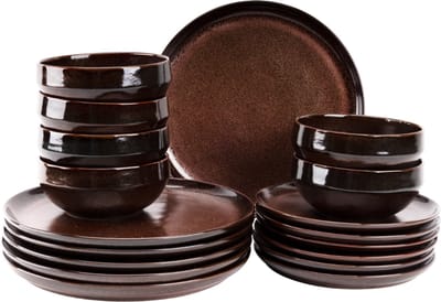 Palmer Serviesset Bama Copper 6-persoons 18-dlg