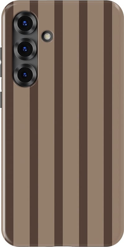 DripCase Gestreept Hoesje Samsung Galaxy S25 Plus | Backcover met Mag | Stripes Motief | Trendy Case Samsung Galaxy S25 Plus met Strepen Truffle Touch