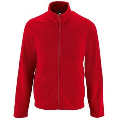 SOLS Heren Normandische Fleece Jas (Rood)