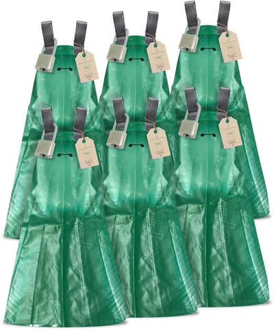 UNUS® Boomwaterzak met slot 95 liter set van 6 Boomzakken voor Boombewatering Waterzak boom