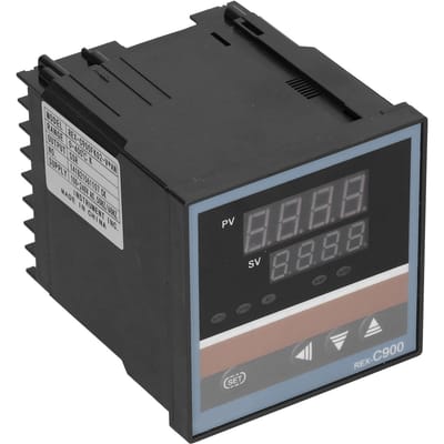 Régulateurs de Température PID Intelligents Industriels avec Sortie Relais Statique black