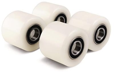 Set van 4 palletwielen met kogellagers - 70 mm diameter, 60 mm breedte, 450 kg laadvermogen