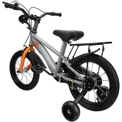 Kinderfiets Jongens en Meisjes Verstelbaar Stuur Zithoogte Kinderfiets voor Buiten 16 Inch (Kinderen 5‑8 Jaar) black