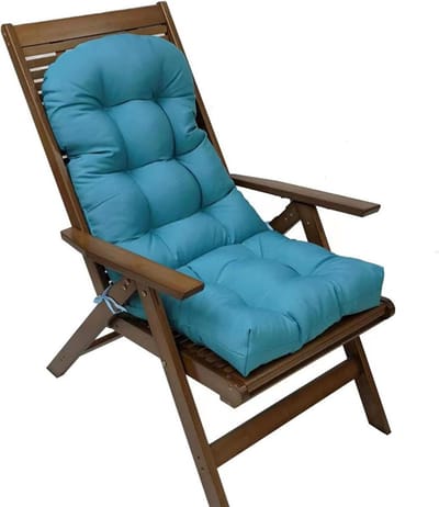Stoelkussen Hoge Rug - Loungestoel Kussen Schommelkussen - Buiten Zitten - Waterdicht en Vervaagt Niet - 50 x 110 cm