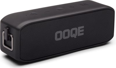 OOQE PRO S9 - Bluetooth Speaker - Draadloos - Ingebouwde Basradiator - Zuivere Bas - 20 uur Batterijduur - Microfoon - Handsfree Bellen - Stootbestendig - Waterbestendig - Geschikt Voor Binnen en Buitengebruik – Zwart