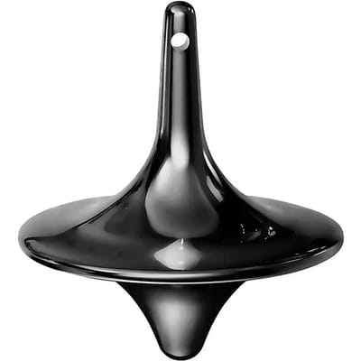 Mini Gyroscoop Inception Metaal Messing Roterende Gyroscoop Decompressie Gyroscoop Creatief Bureau Volwassen Mini Handmatige Rotator gray