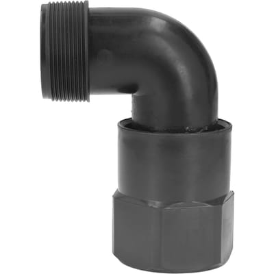 Tuinslang Elleboog Verplaatsbaar 360 graden Willekeurige Rotatie Plastic Elleboog Connector Slang Adapter met G2 black