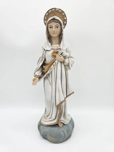 Maagd Maria Aanbidding - beeld 29,5 cm - Abonda Maagd Maria - materiaal polystone - religieus beeld