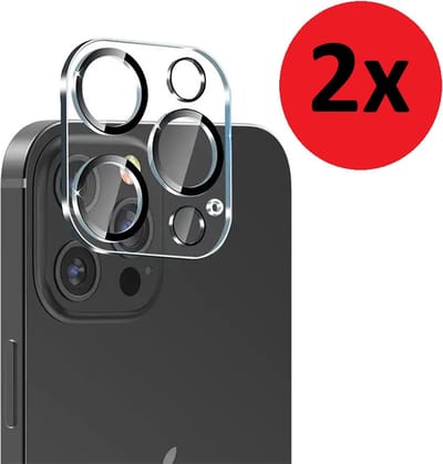 MoDo camera protector Geschikt voor iPhone 14 Pro/ iPhone 14 Pro Max - Camera screenprotector glas - 2 stuks