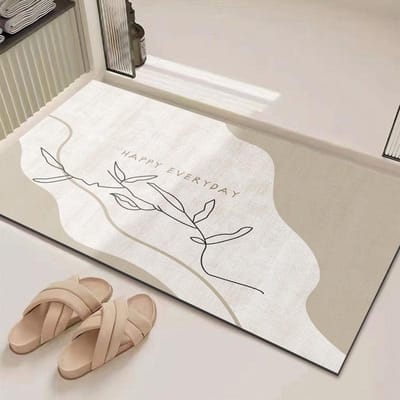 Diatomeeën Modder Mat Eenvoudige Luxe Badkamer Vocht absorberend Snel drogende Mat Huishoudelijk Toilet Toilet Deur Antislip Mat 40 * 60Cm