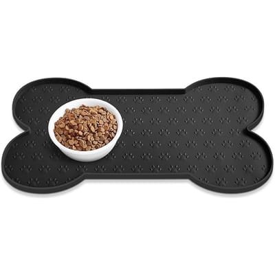 Hondenvoer Mat Anti-Slip Silicone Dikkere Huisdier Placemat Waterdichte Voerbak Pad Met Opstaande Rand Puppy Voermatten
