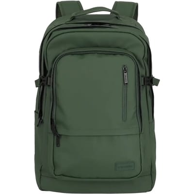 Travelite Basics Backpack Water Repellent 28 liter (waterafstotende laptoprugzak) 86 - Olive
