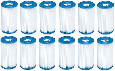 Intex 29000 Filter Cartridge Type A 12 Stuks voor Zwembad 244/305/366 cm