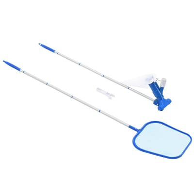 vidaXL - 2-delige - Onderhoudsset - voor - zwembad