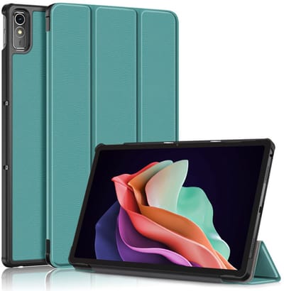 EtuiTab Lenovo TAB P11 2GEN - Tablethoes - Groen - Magneet - Statief