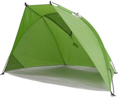 CLVP® Strandtent UV Bescherming - Strandtent Baby Pop Up – Strandtentje Extra Licht – Strandschelp – Strand Tent – Groen