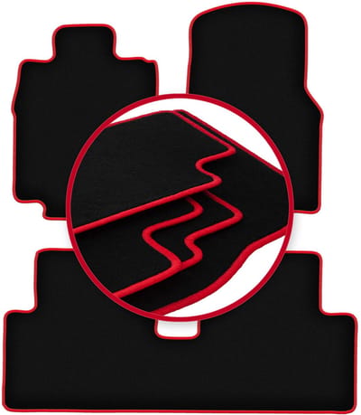 CARLUX-RED automatten voor: Mercedes A W168 hatchback (1997-2005)