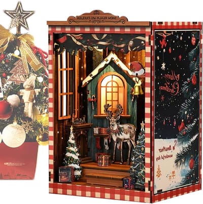 Houten Poppenhuis - Modelbouw Kit - Creatief Knutselen - Inclusief Accessoires - 28 x 19 cm - Niet gespecificeerd