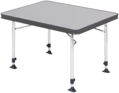 Kampeertafel - Buitenmeubel - Ontspannen buiten - Stabiel frame - 130x85cm - Grijs