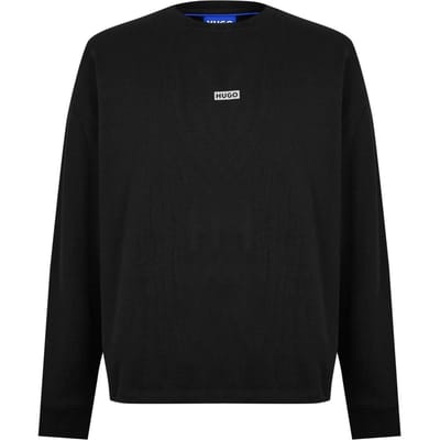 Hugo Heren Logo Sweatshirt (Zwart)
