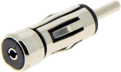 Antenne Adapter - ISO naar DIN - Autoradio Aansluiting - Standaard Connectoren - Compact Formaat - Meerkleurig
