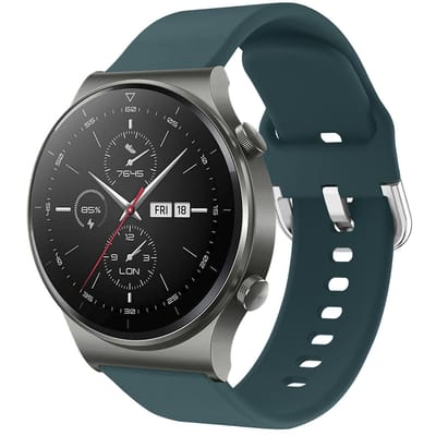 imoshion Siliconen bandje voor de Huawei Watch GT 2 / Pro / 2e Sport 46 mm - Donkergroen