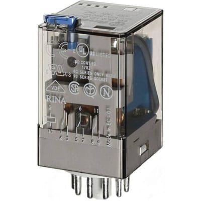 Finder 60.13.9.060.0040 Steekrelais 60 V/DC 10 A 3x wisselcontact 1 stuk(s)