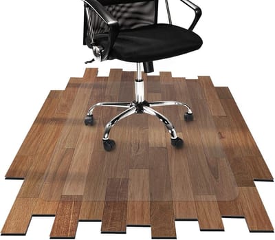 Bureaustoel Onderlegger voor Harde Vloeren 100x120 cm Transparant Antislip