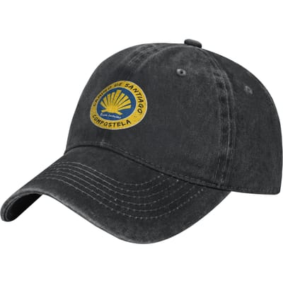 Camino De Santiago Baseballpetten Verweerd Gewassen Pijl De Weg Zonneklep Mannen Vrouwen Buitenactiviteiten Verstelbare Pasvorm Petten Pet One Size gray