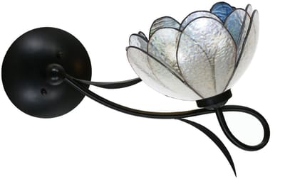 Tiffany Wandlamp / Plafonnière Lovely Sparkling Pioenroos - Art Deco Trade
