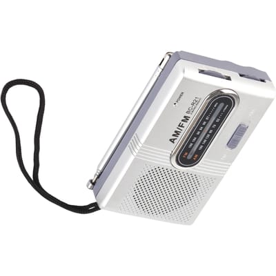 AM FM Radio Lange 5W Luidspreker Duurzame Draagbare Zak Transistorradio met Oortelefoonaansluiting voor Thuis