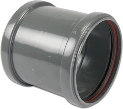 Sok PVC-U 250 mm SN4 manchet DN250 grijs KOMO/BENOR