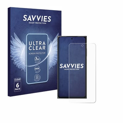Savvies - Screenprotector voor HMD Skyline - Folie Beschermfolie transparant 6 Stuks