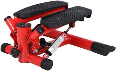 Fitness Stair Stepper - Hometrainer Stepper - Indoor Thuistraining - Met Weerstandsbanden - Compact Formaat - Zwart