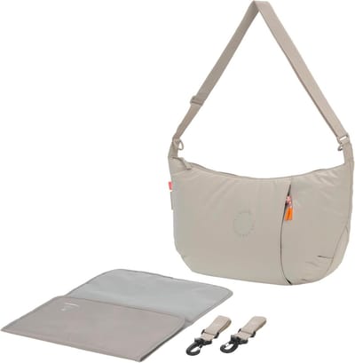 Luiertas - Baby tas - Kinderwagen organizer - Waterafstotend materiaal - 46 x 28 cm - Beige