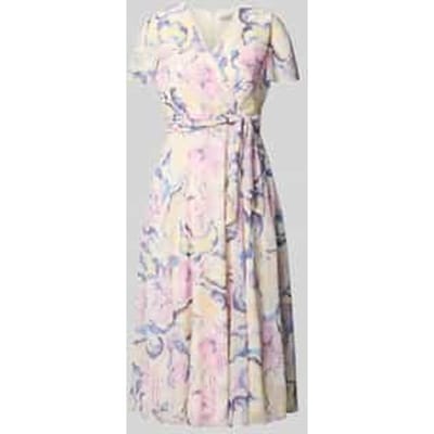 midi-jurk met all-over bloemenmotief